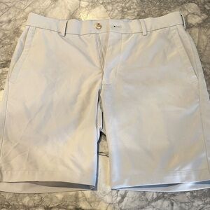 Peter Millar Light Tan Flat Front Shorts